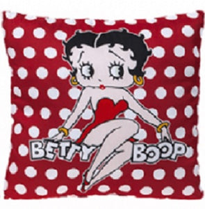 Betty Boop Printed Cushion 35 X 35cm - The Celebrity Gift Company
