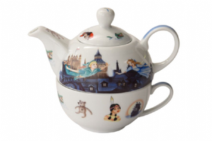 Ceramic Peter Pan Tea for One. Tea pot and mug - The Celebrity Gift Company