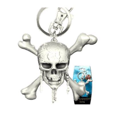 Pirates of The Carribean Skull Pewter Key Chain - The Celebrity Gift Company