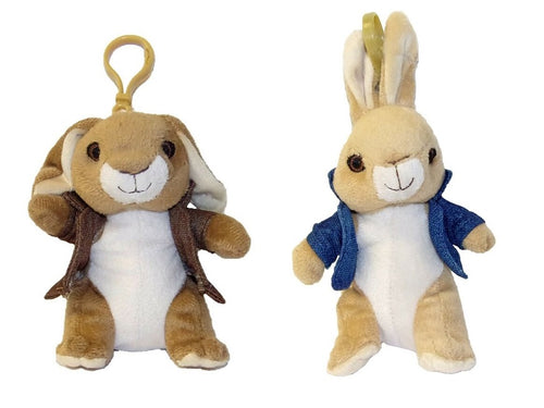 Peter Rabbit Plush Bag Clip - The Celebrity Gift Company