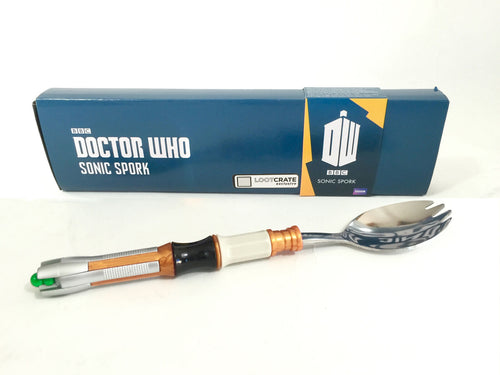 Official BBC Doctor Who Sonic Spork Loot Crate Exclusive - The Celebrity Gift Company