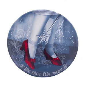 Wizard of OZ - Red Ruby Slippers 14" Round Tray - The Celebrity Gift Company