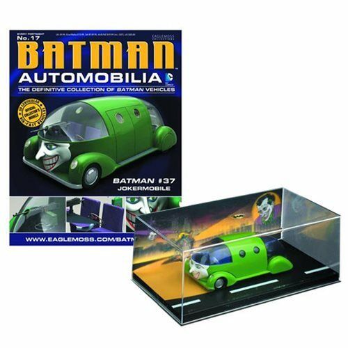Batman Jokermobile Die-Cast Metal Vehicle with Collector Magazine - The Celebrity Gift Company