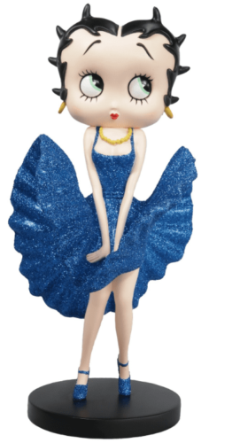 Betty Boop Cool Breeze (Blue Glitter) 32cm - The Celebrity Gift Company