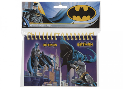 DC Comics, Set of 2 Small A7 Batman Notebooks - The Celebrity Gift Company
