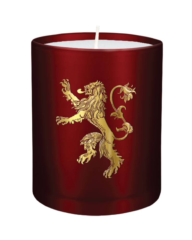 Game of Thrones Glass Candle House Lannister 8 x 9 cm - The Celebrity Gift Company