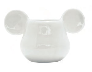Mickey Mouse 3D Eggcup White - The Celebrity Gift Company