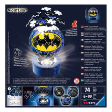 Load image into Gallery viewer, Batman 3D Puzzle Nightlight Puzzle Ball

