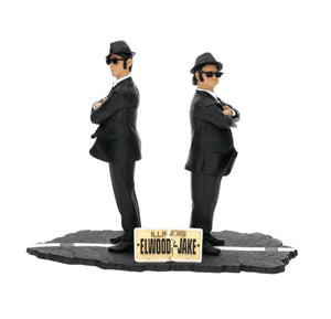 Blues Brothers Movie Icons Statue 2-Pack Jake & Elwood 18 cm - The Celebrity Gift Company